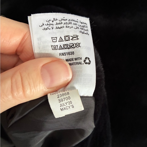 Epic Threads Black Faux Fur Sherpa Teddy Jacket Kids’ Medium - Picture 7 of 8